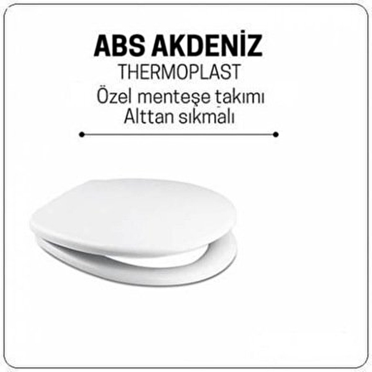 Nkp Akdeniz Thermoplast Klozet Kapağı 0300